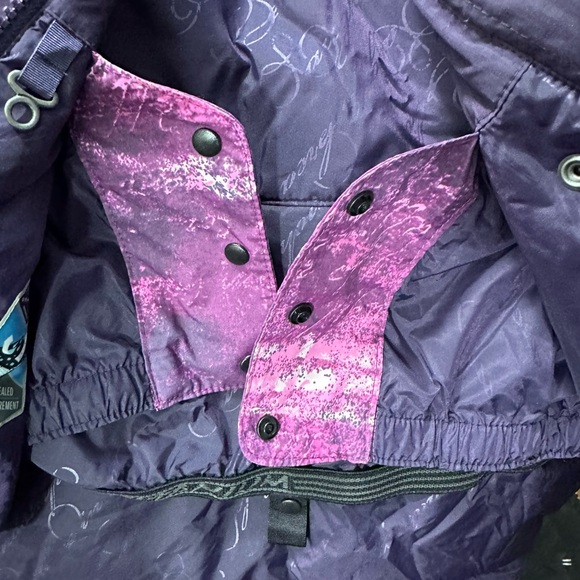 Columbia Tie Dye Print Titanium Snowboard Jacket Coat - Picture 11 of 15